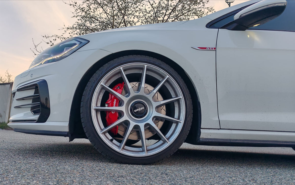 Kit Impianto Frenante Maggiorato gruppo VAG | Anteriore 6 pompanti Brembo 350x32 - Gruppo Vag - ProTech Engineering