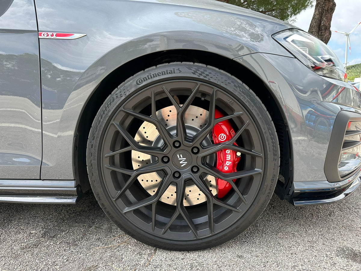 Kit Impianto Frenante Maggiorato gruppo VAG | Anteriore 6 pompanti Brembo 375x36 - Gruppo Vag - ProTech Engineering