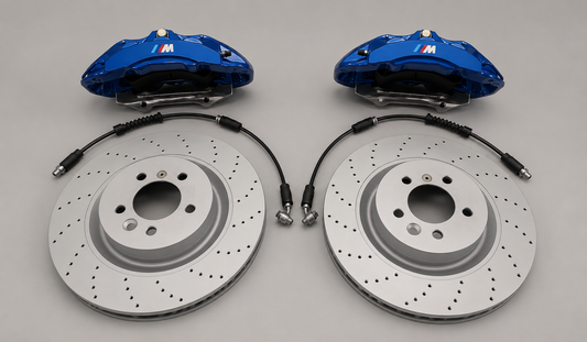 Kit Impianto Frenante Maggiorato Anteriore 6 pompanti Brembo 360x30 per BMW Serie E/F 1 2 3 4 (non M)