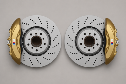Kit Impianto Frenante Maggiorato Anteriore 6 pompanti Brembo 375x36 per BMW Serie E/F 1 2 3 4 (non M)