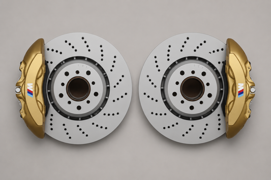 Kit Impianto Frenante Maggiorato Anteriore 6 pompanti Brembo 375x36 per BMW Serie E/F 1 2 3 4 (non M)