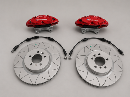 Kit Impianto Frenante Maggiorato Anteriore 4 pompanti Brembo 360x30 per BMW Serie E/F 1 2 3 4 (non M)