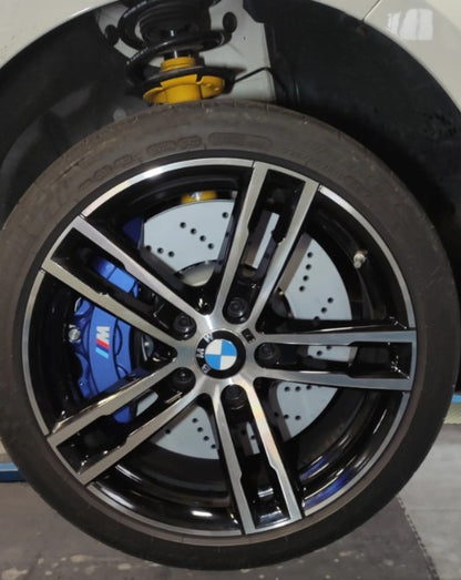 Kit Impianto Frenante Maggiorato Anteriore 6 pompanti Brembo 375x36 per BMW Serie E/F 1 2 3 4 (non M)